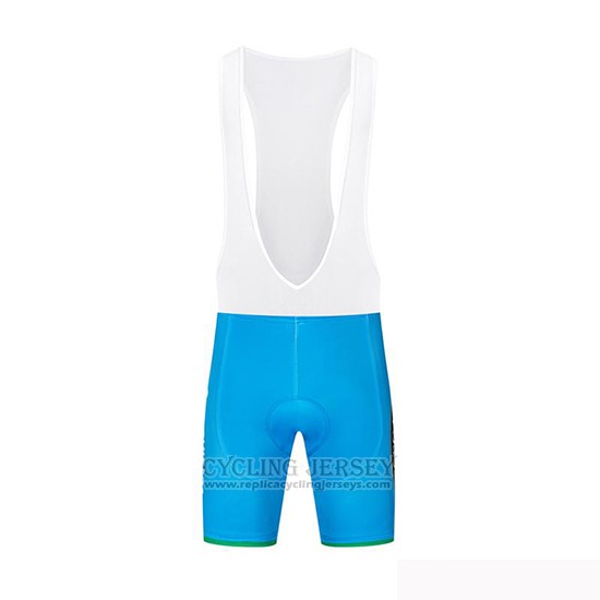 2019 Cycling Jersey Movistar Blue White Short Sleeve and Bib Short